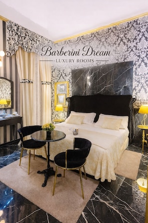 Junior Suite | Egyptian cotton sheets, premium bedding, down comforters - Barberini Dream (Rome)