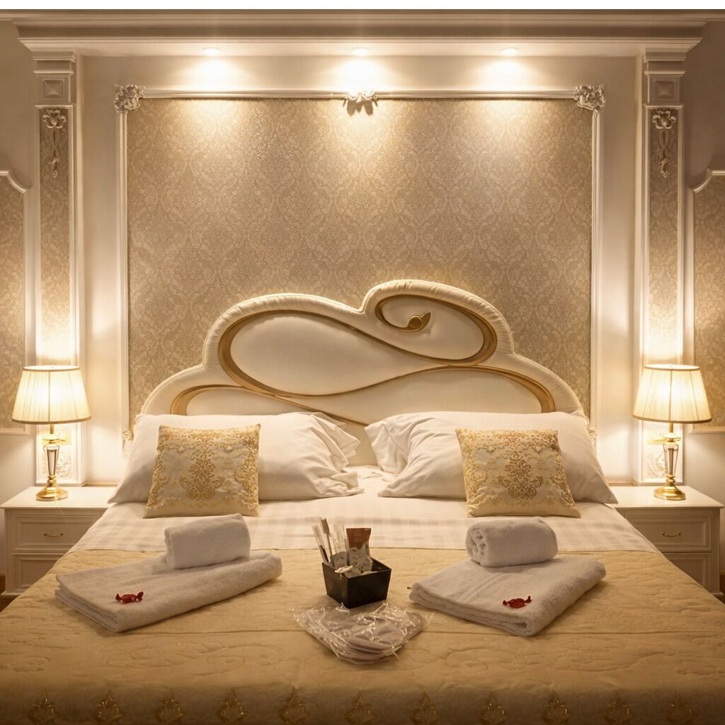 Luxury Room | Cadar kapas Mesir, peralatan tempat tidur premium, gebar bulu kapas 