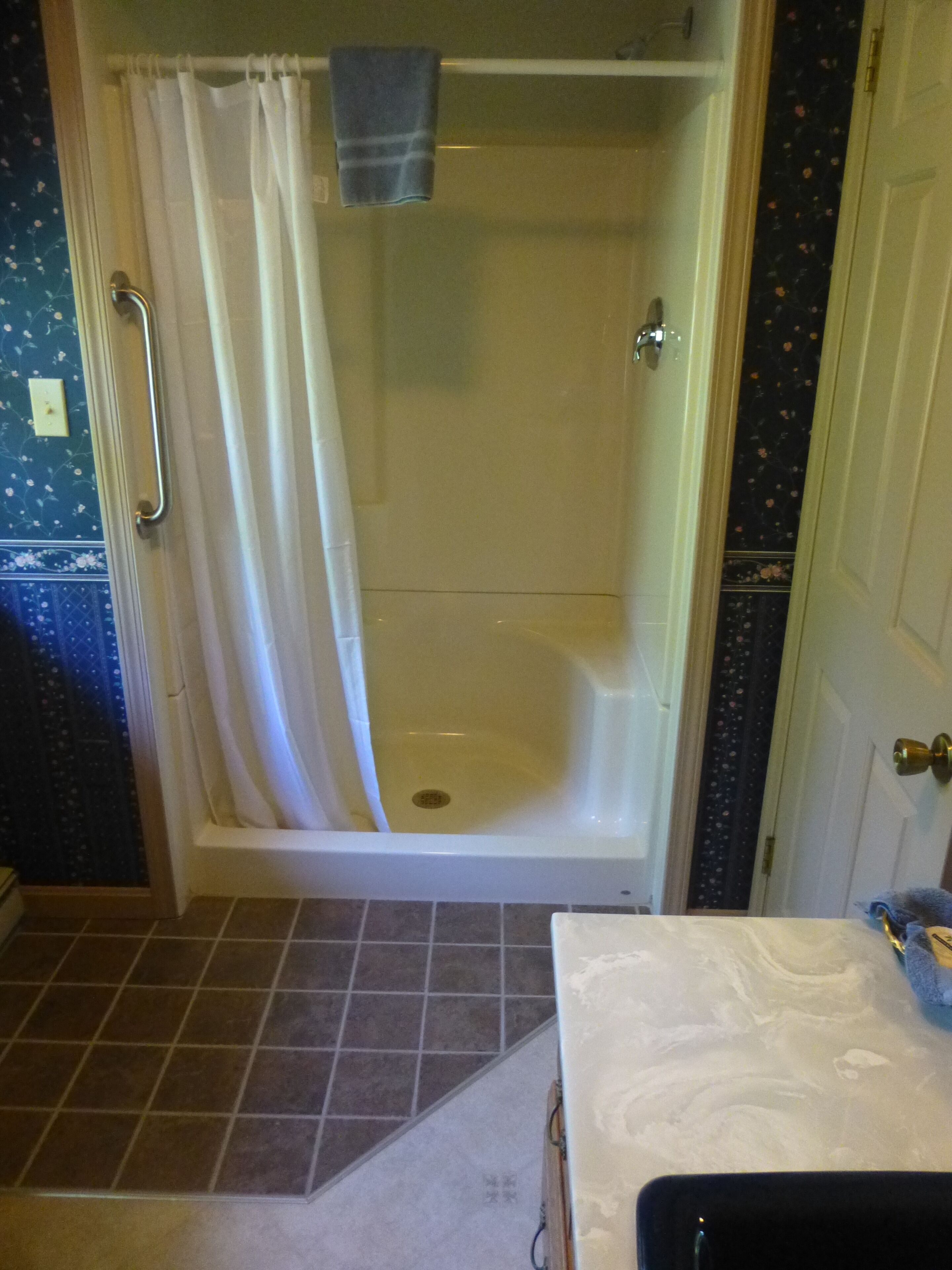 premium room | bathroom | shower, hair dryer