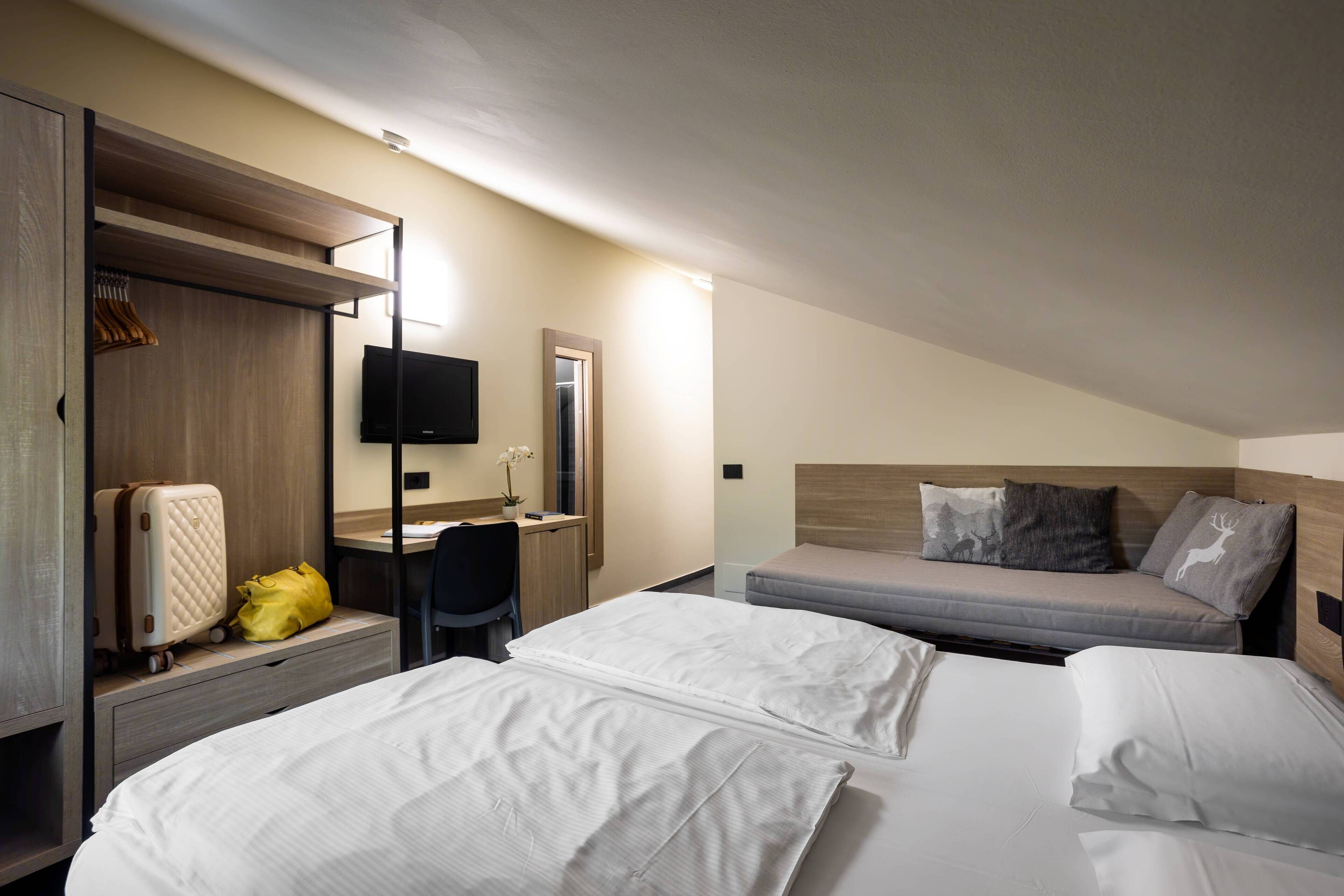 comfort double room | in-room safe, desk, blackout curtains, soundproofing