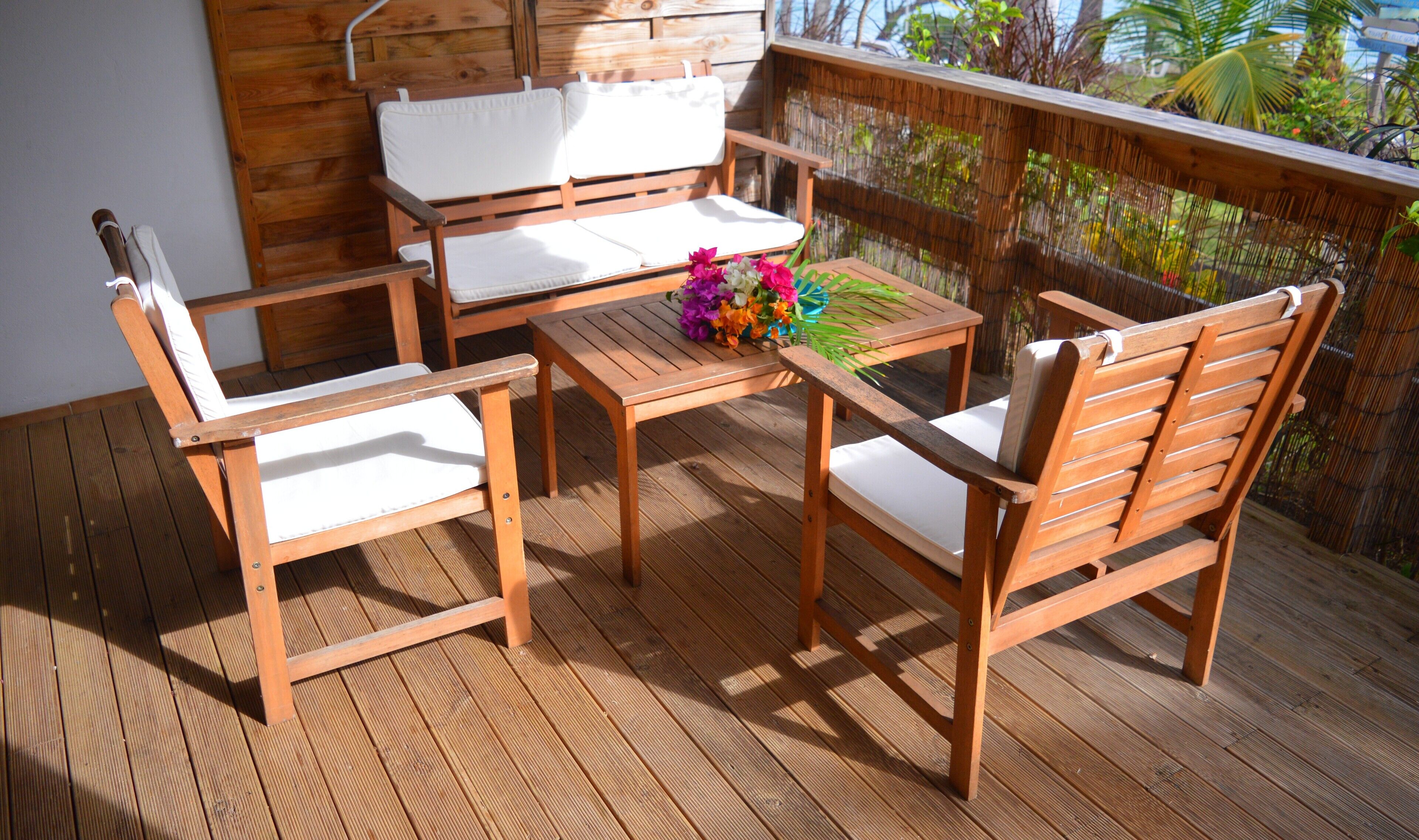 family bungalow, multiple beds, sea view | terrace/patio