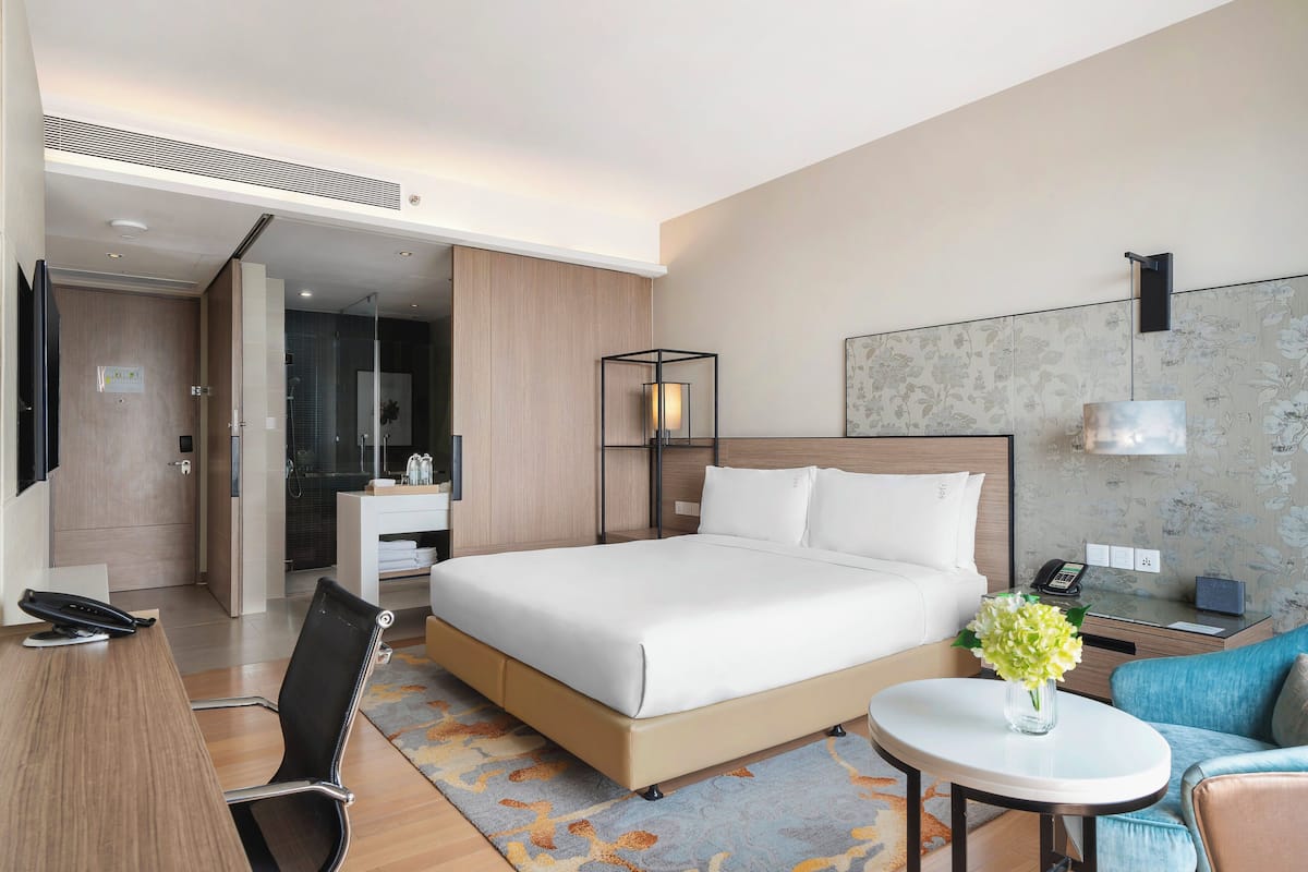 1 chambre, minibar, coffres-forts dans les chambres, bureau