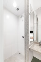 Standard Triple Room, Multiple Beds, City View | Bathroom | Shower, eco-friendly toiletries, hair dryer, towels
