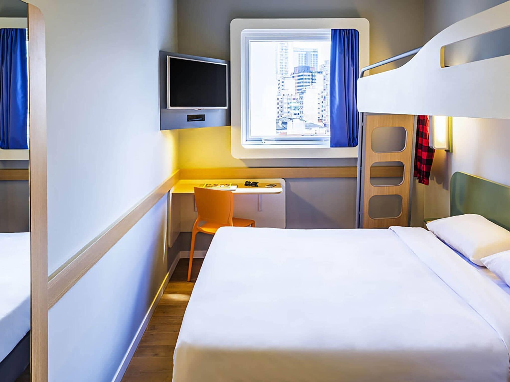 Habitación estándar, 1 cama doble | Decoración individual, escritorio, espacio para trabajar con un portátil