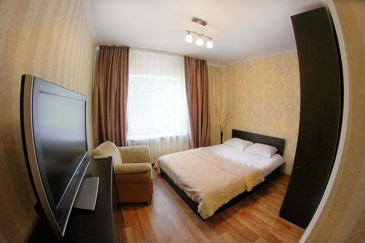 Apartment, 1 Bedroom (Seyfulina 514, 51-02017) | Living area | TV