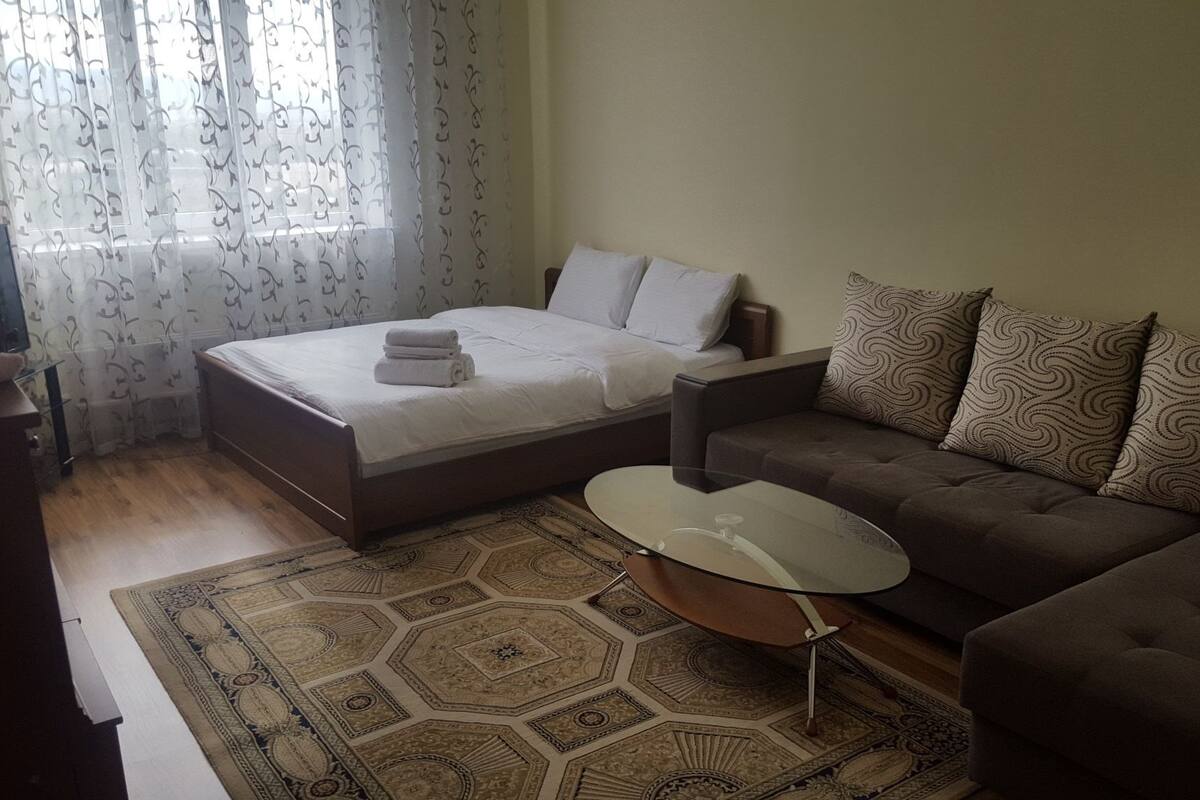 Apartment, Balcony (Balzac str. 8A, 01-10057) | Desk, free WiFi