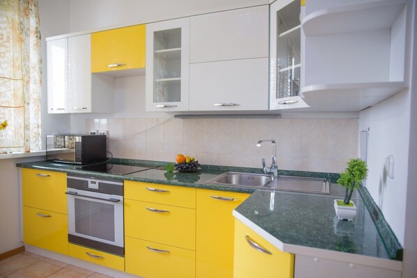 Apartment, 1 Bedroom (Rozibakieva 289/2, 77-09028) | Private kitchen