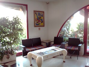Lobby sitting area