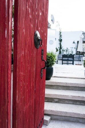 Entrada de la propiedad