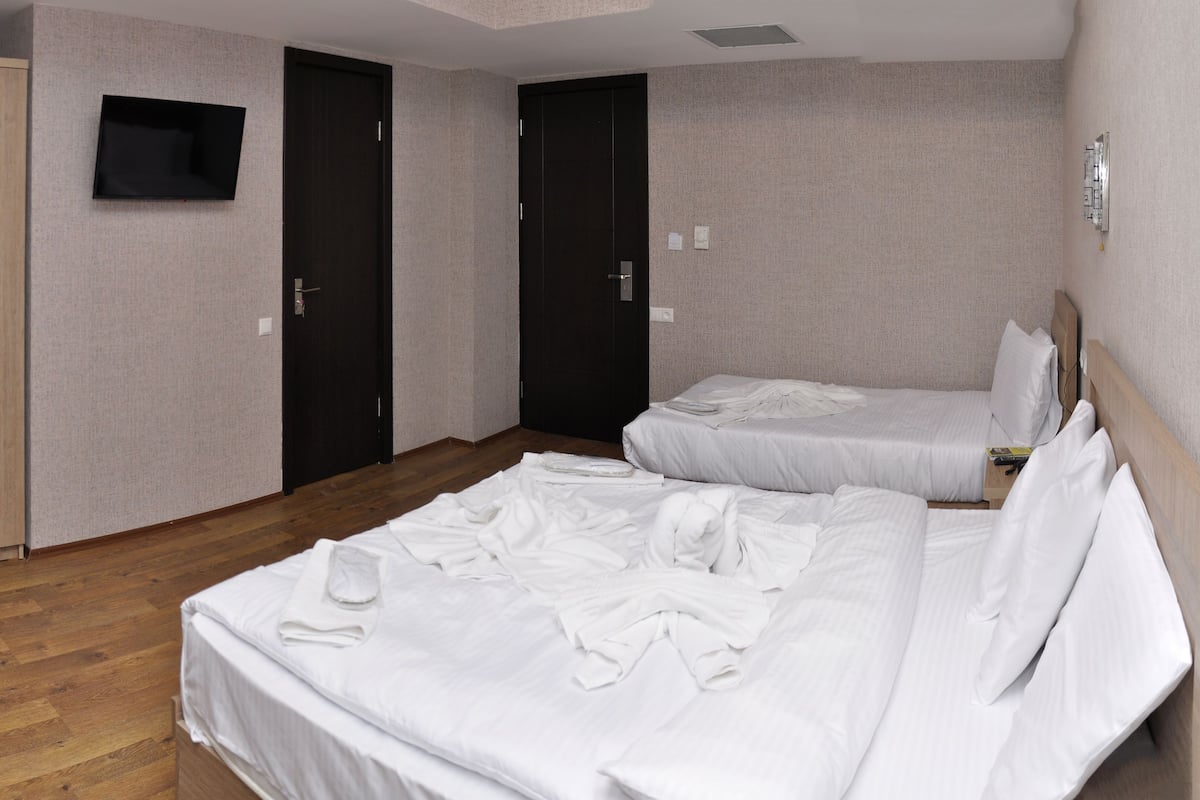Standard Triple Room | Premium bedding, minibar, in-room safe, desk