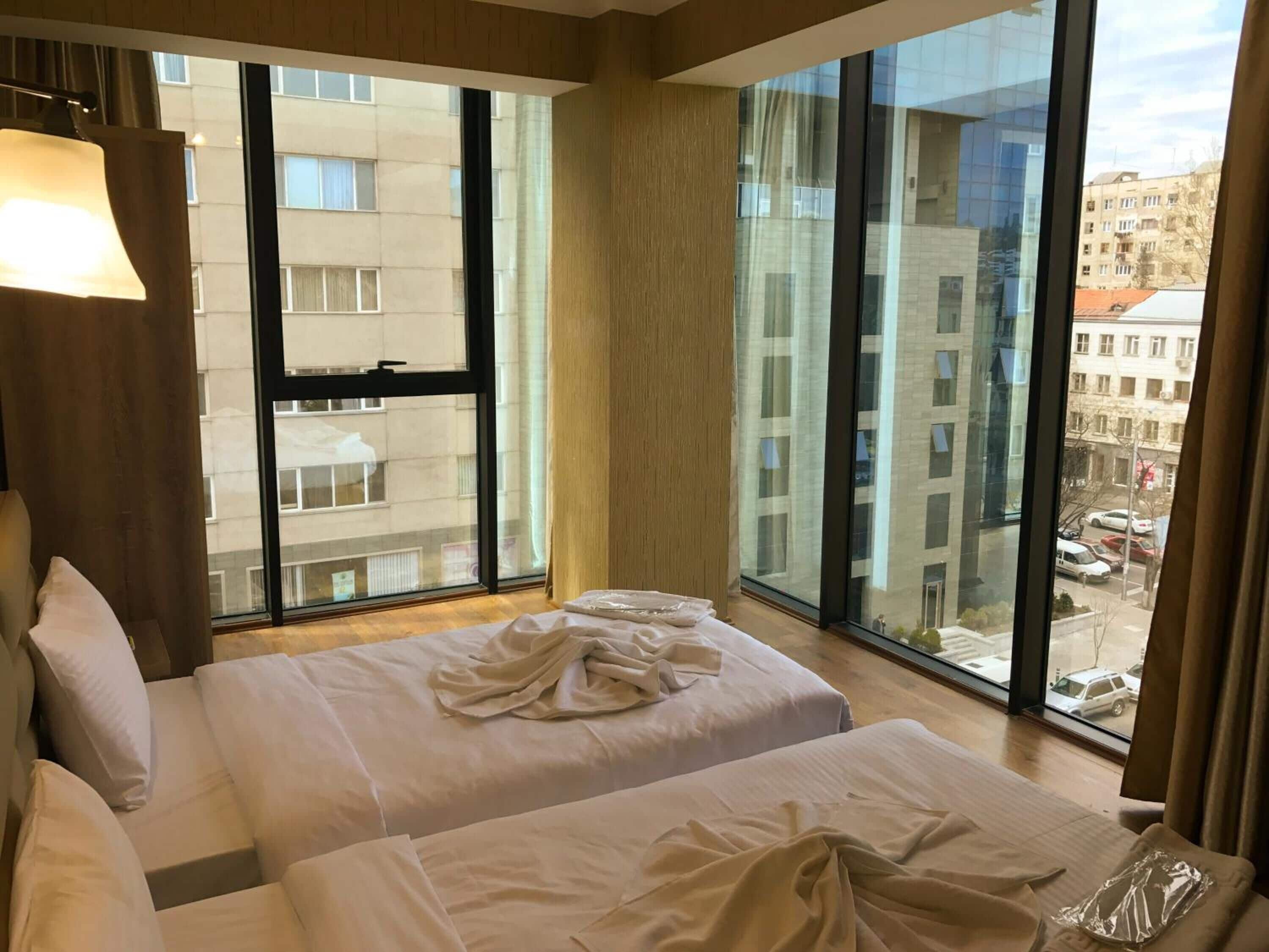 Premium bedding, minibar, in-room safe, desk