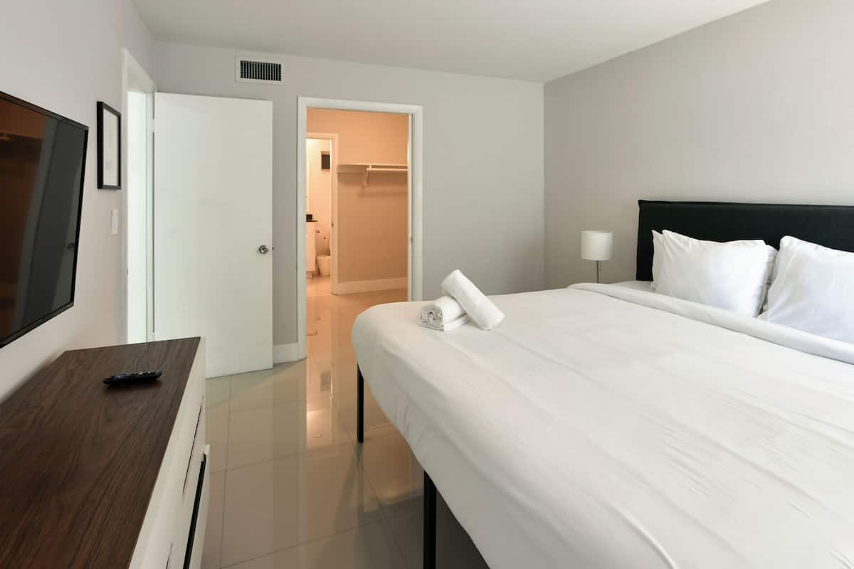 Departamento Confort | 1 habitación, sábanas de algodón egipcio y ropa de cama de alta calidad