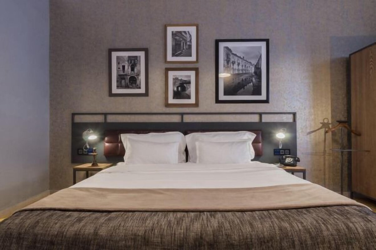 Minibar, in-room safe, desk, WiFi (free)