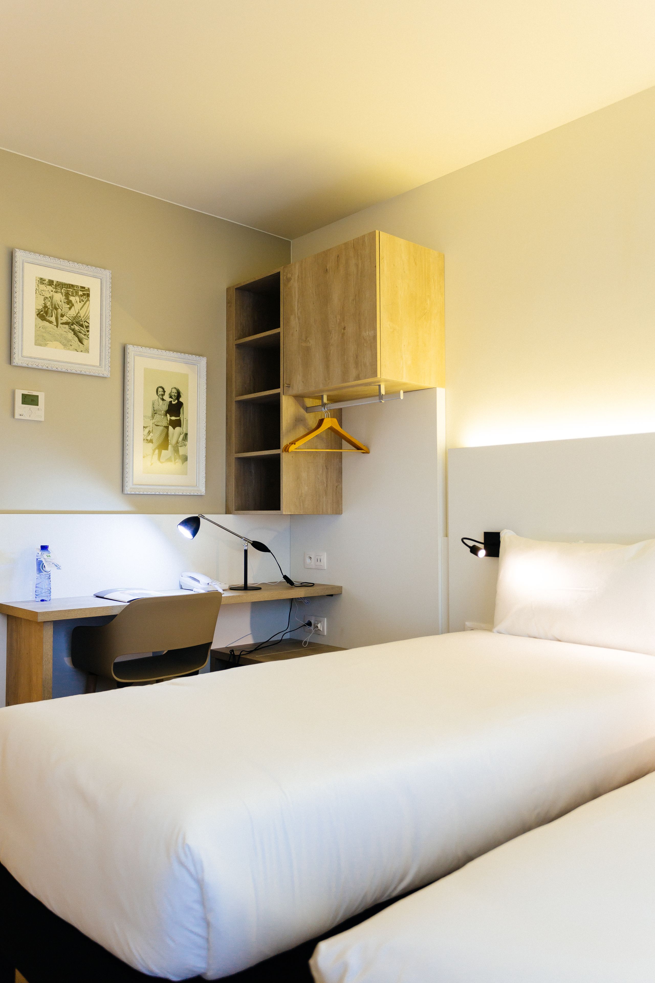 classic twin room, 2 single beds | desk, blackout curtains, soundproofing, iron/ironing board