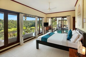 Villa Panoramique, plusieurs chambres, vue vallée, côté montagne