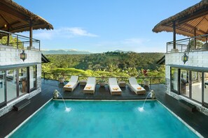 Panoramic Villa, Multiple Bedrooms, Valley View, Mountainside | Outdoor pool - Hillside Eden Bali (Payangan)
