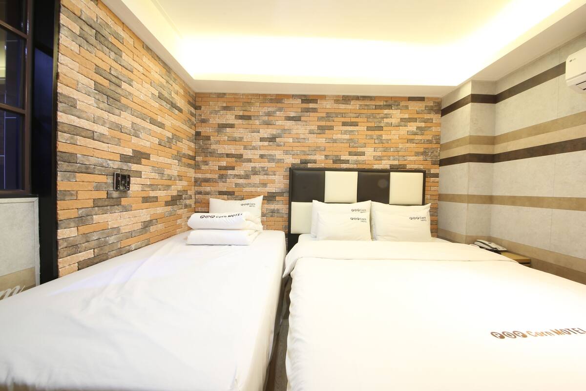 1 bedroom, premium bedding, individually decorated, desk