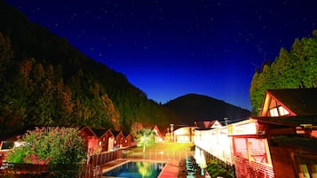 Front of property – evening/night