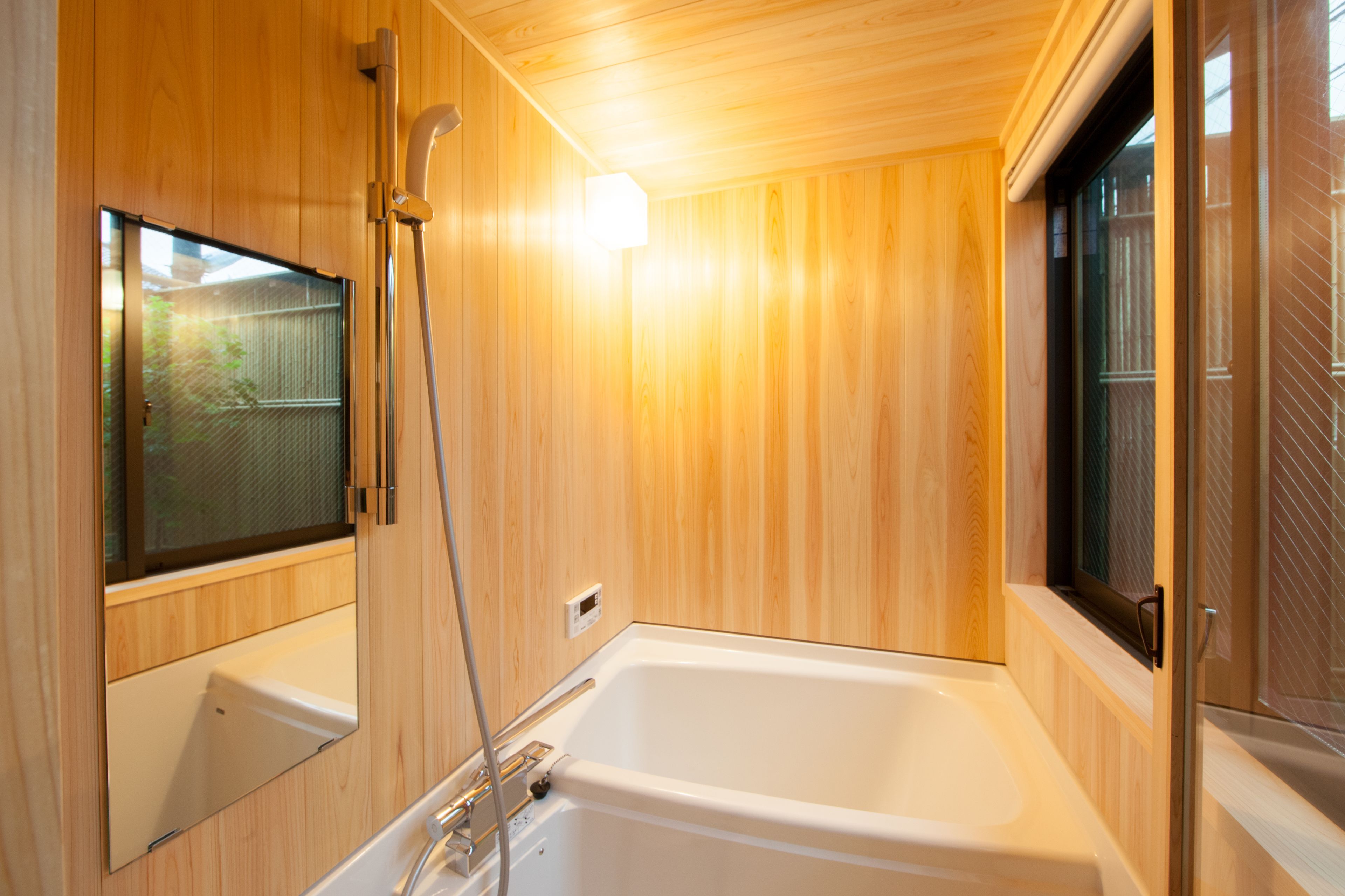 Japanese Style Townhouse | Bathroom | Separate tub and shower, deep soaking tub, free toiletries, hair dryer