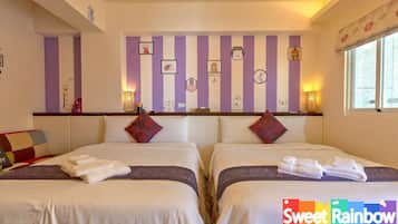 Premium bedding, down duvets, pillow-top beds, desk