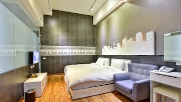 Economy Double or Twin Room, 1 Bedroom | Desk, blackout curtains, free WiFi, bed sheets