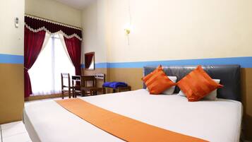 Desk, iron/ironing board, free WiFi, bed sheets