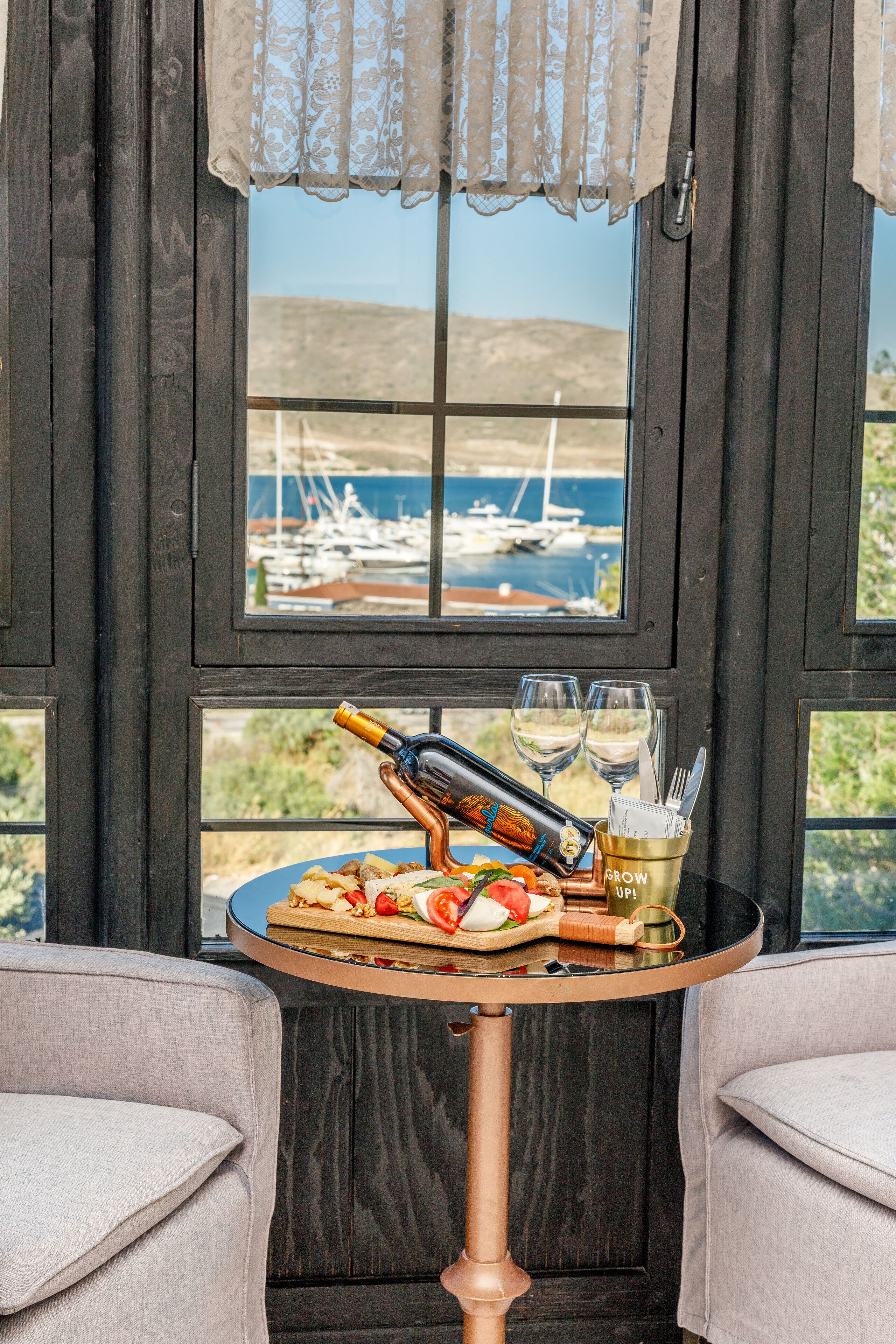 Dobbeltrom – deluxe, 1 queensize-seng, utsikt mot marina | Utsikt fra rommet