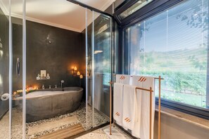 Deluxe Room, 1 Double Bed, Non Smoking, Bathtub | Minibar, in-room safe, individually decorated, desk - Alacati Port Ladera Hotel - Adults Only (Cesme)