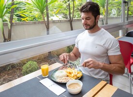 Breakfast served, Brazilian cuisine