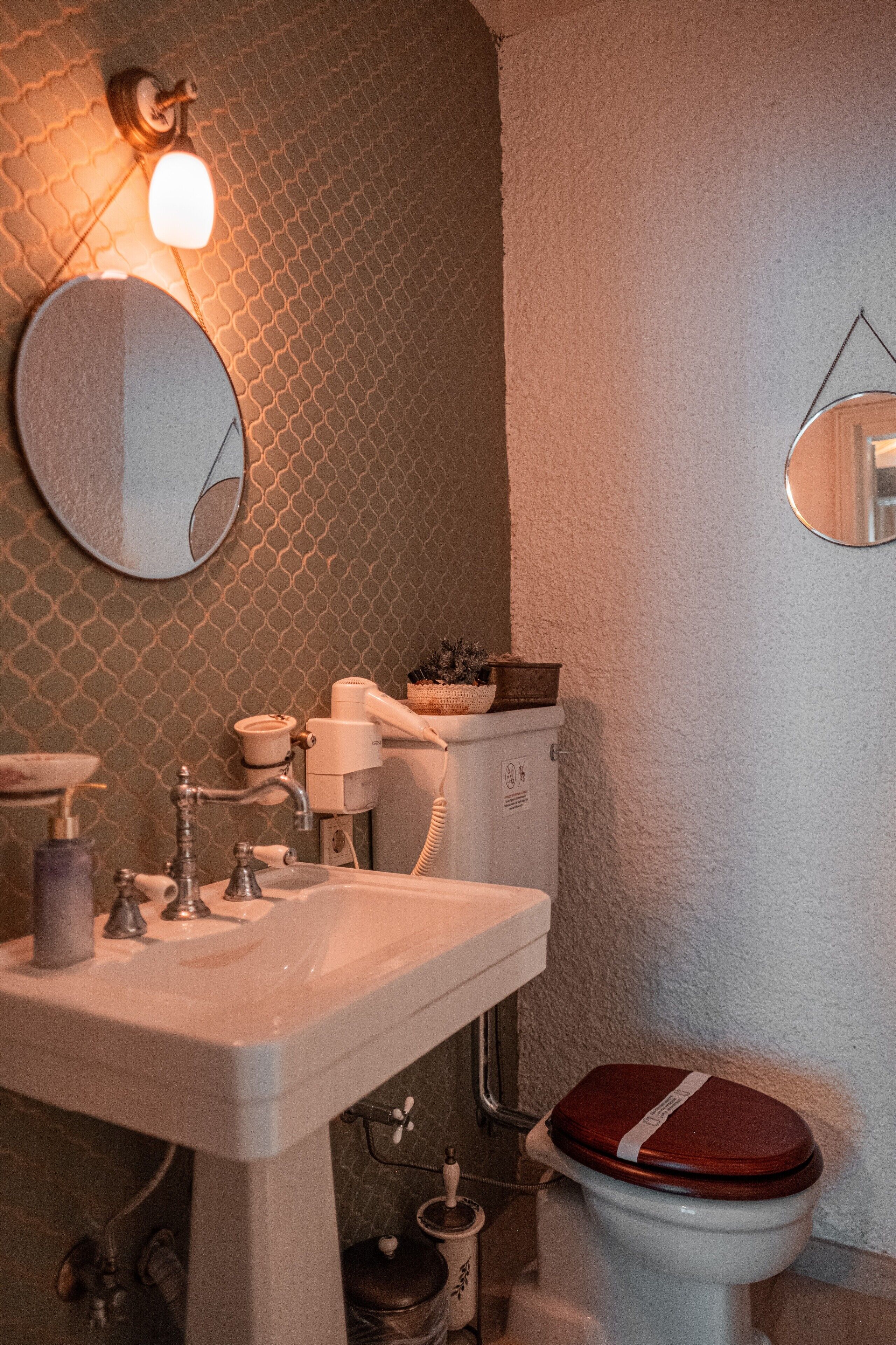 deluxe double room | bathroom | shower, designer toiletries, hair dryer, bathrobes