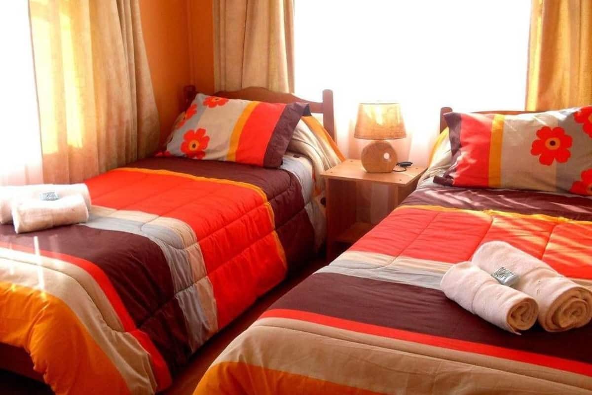 Kamar Twin Standar, 2 Tempat Tidur Twin, kamar mandi umum | Wi-Fi gratis