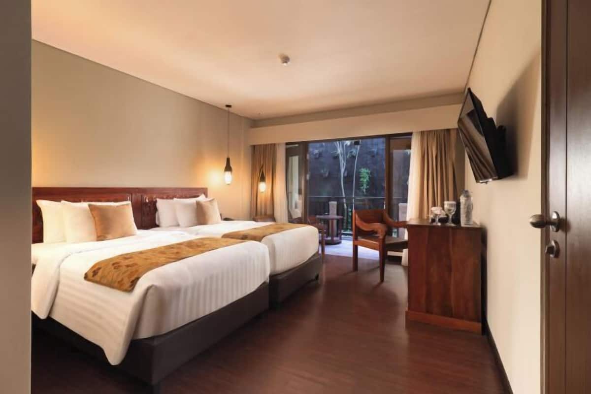 1 habitación, ropa de cama hipoalergénica, edredón y minibar