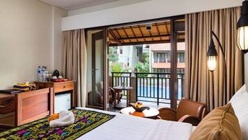 1 chambre, literie hypoallergénique, couette en duvet d'oie, minibar