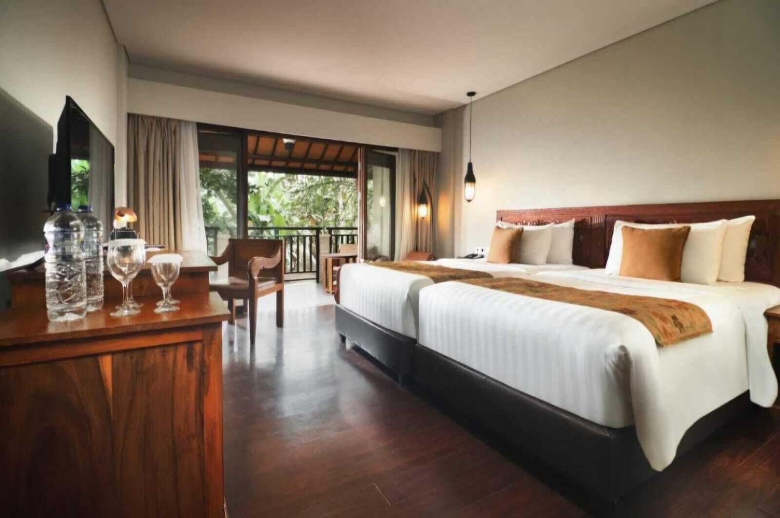 Deluxe Room, 2 Twin Beds, Non Smoking, Garden View | 1 bedroom, premium bedding, down comforters, pillowtop beds