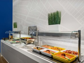 Daily buffet breakfast for a fee
