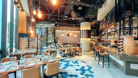 Lunch and dinner served, Mediterranean cuisine