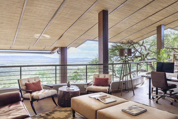 Lobby sitting area