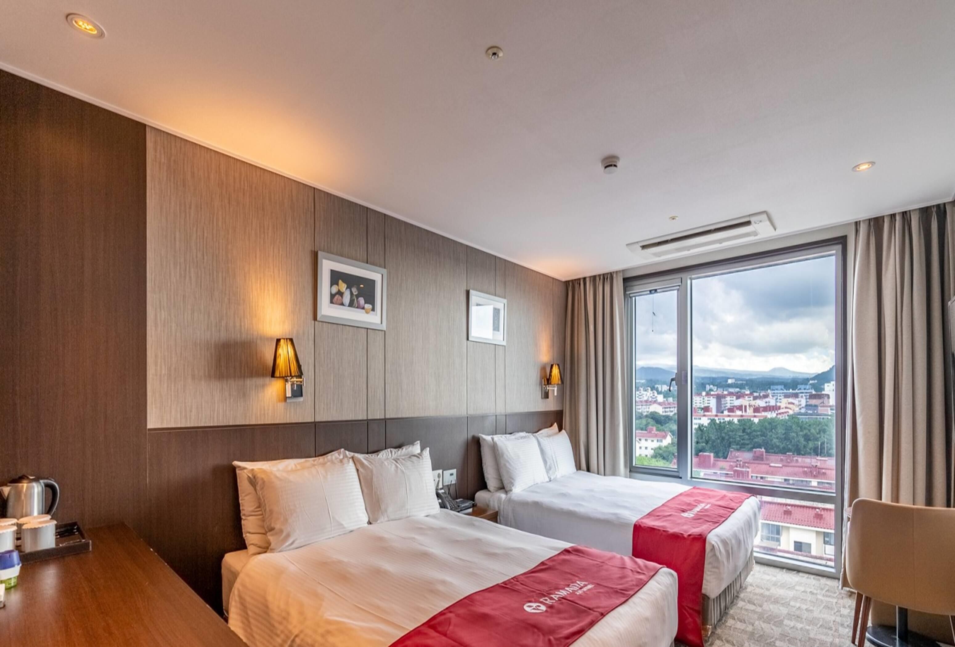 Deluxe Room, 2 Double Beds, Non Smoking (Family) | In-room safe, desk, blackout drapes, soundproofing