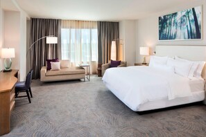 Premium bedding, minibar, in-room safe, desk