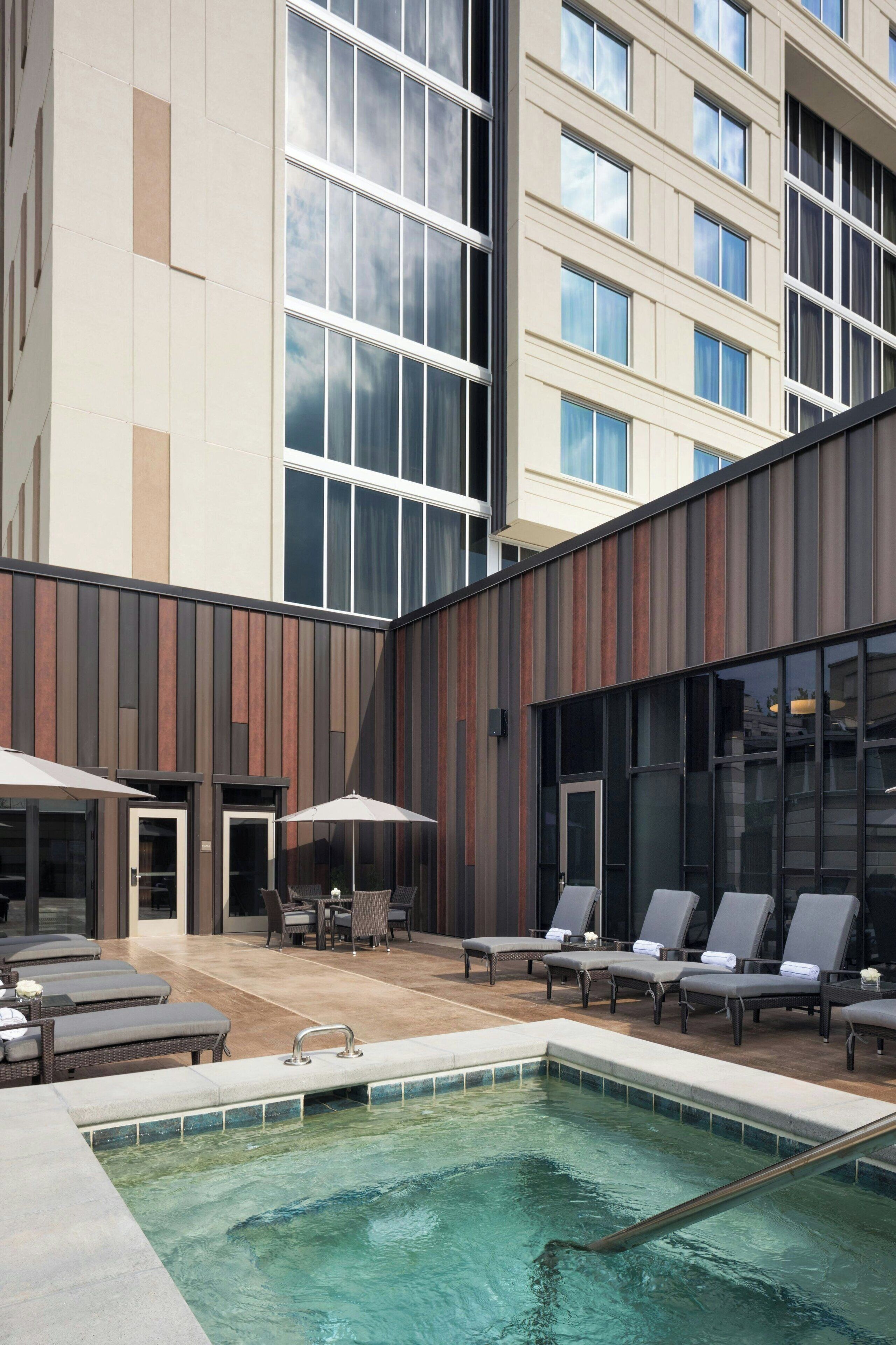 hot tub, body treatments, facials, 7 treatment rooms