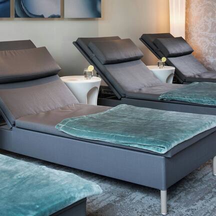 Hot tub, body treatments, facials, 7 treatment rooms