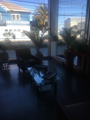 Sala de estar en el lobby