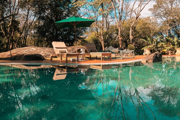 Indoor pool, outdoor pool, open 9:00 AM to 7:00 PM, pool loungers