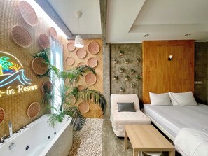 Chambre Deluxe, 1 très grand lit, non-fumeur, baignoire | Équipements de la chambre