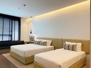 Deluxe driepersoonskamer | Uitzicht vanuit de kamer