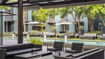 Sala de estar en el lobby