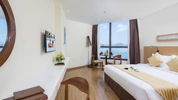 豪華開放式客房, 1 張特大雙人床, 海灘景, 海濱