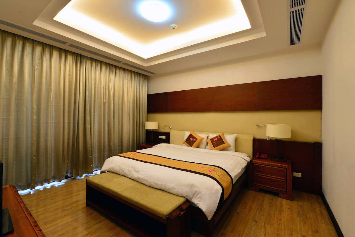 Ropa de cama de alta calidad y minibar