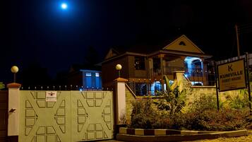 Front of property – evening/night