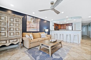 One Bedroom Condo With Sea View (1208) | Living area